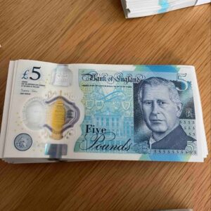 Counterfeit money 5 GBP Bills for sale